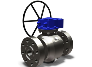 Phase trunnion mounted ball valves